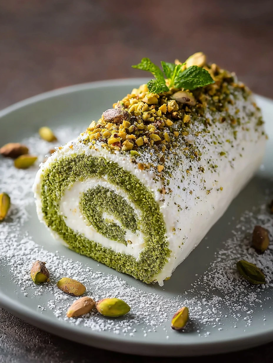 Delicious Pistachio Roll Cake Your Next Sweet Celebration