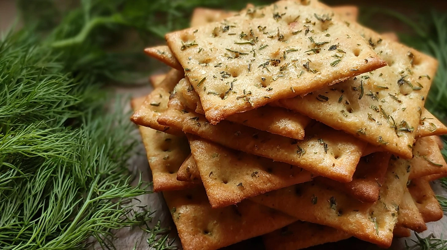 Deliciously Homemade Dill Crackers: A Tasty Snacking Delight