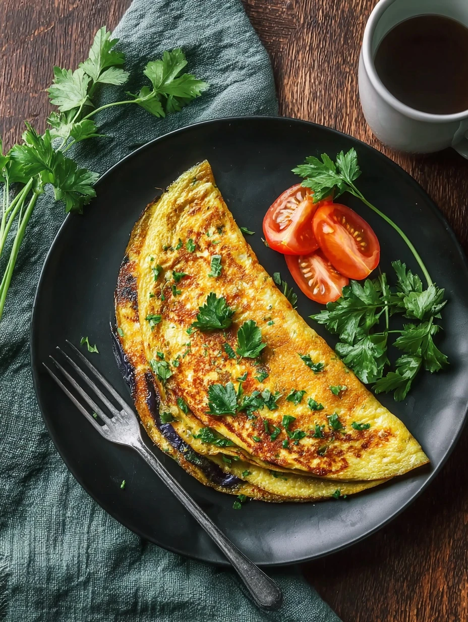 Eggplant Omelet Flavorful Twist Breakfast Bliss