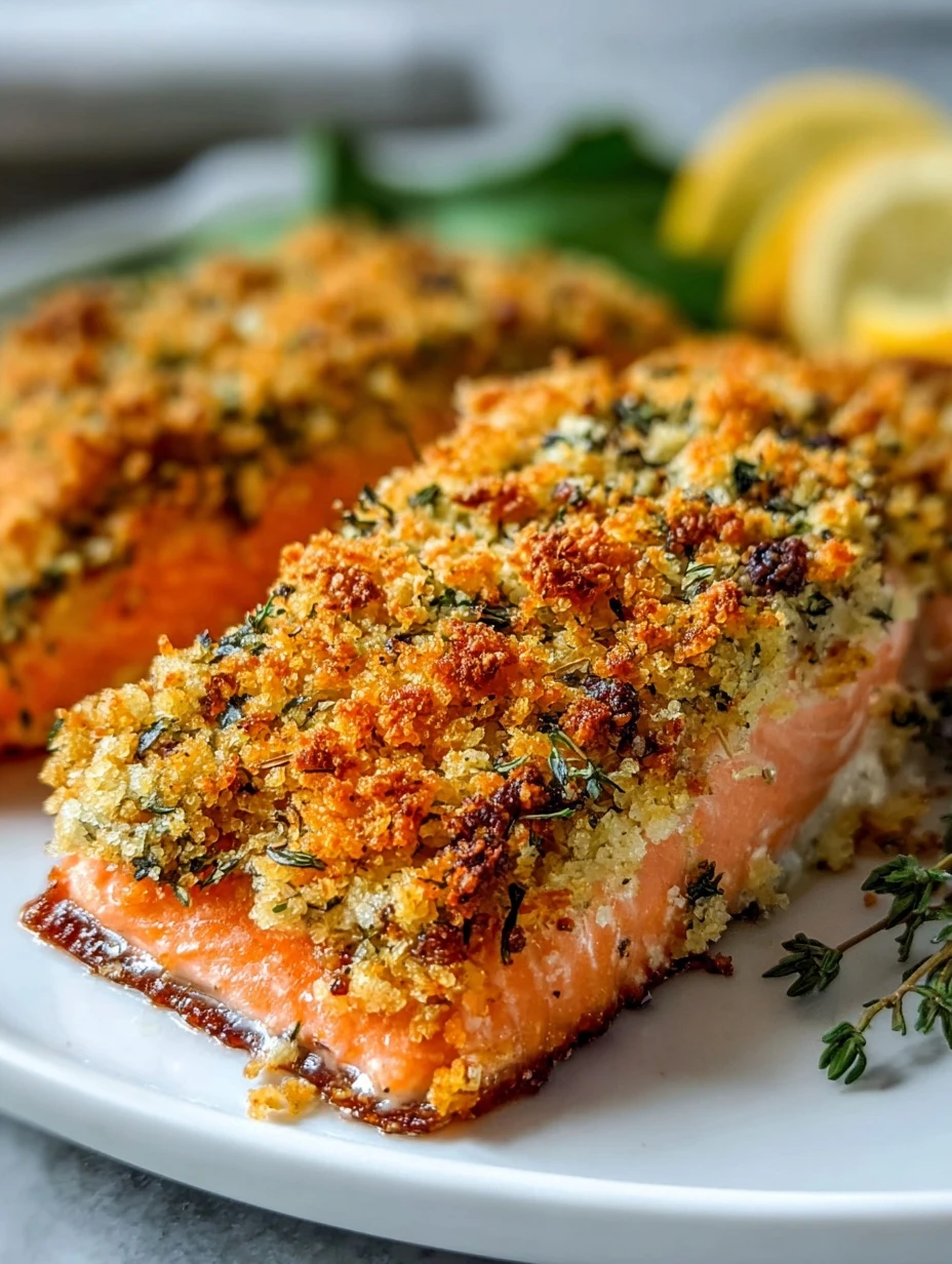 Irresistible Parmesan Crusted Baked Salmon in Just 25 Minutes