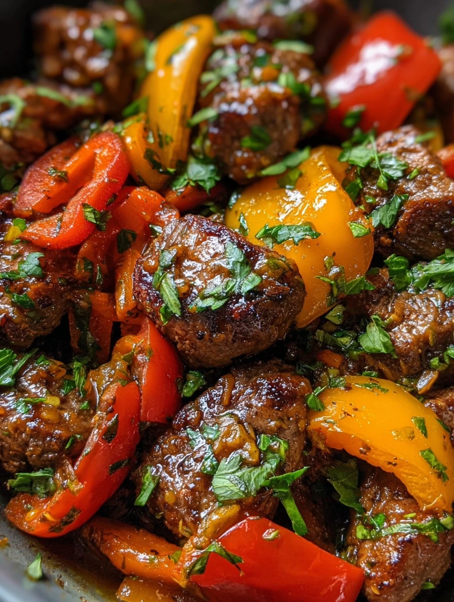 Keto Beef Pepper Steak