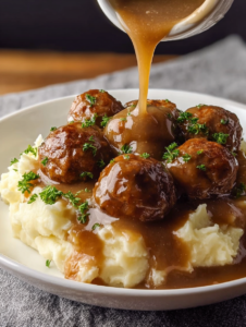 Homestyle Meatballs in Comfort Gravy