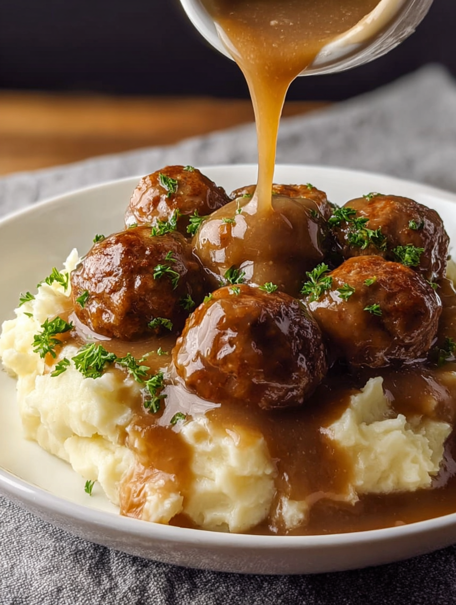 Homestyle Meatballs in Comfort Gravy