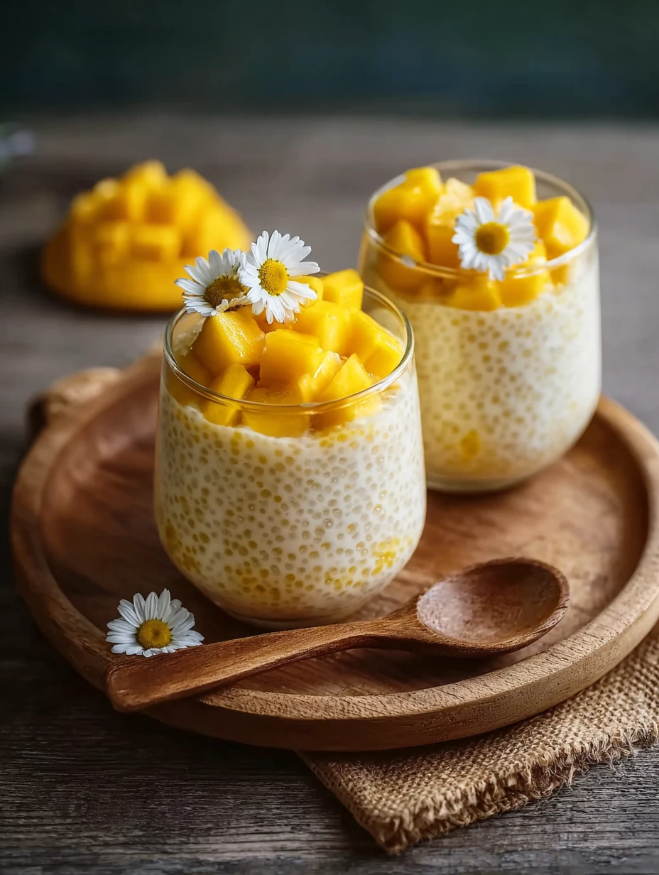 A Sweet Taste of Summer: Creamy Mango Sago