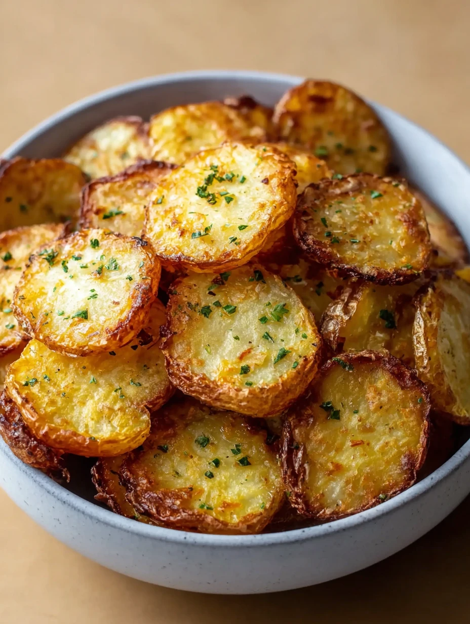 Crispy Air Fryer Sliced Potatoes