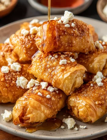 Crispy Hot Honey Feta Chicken