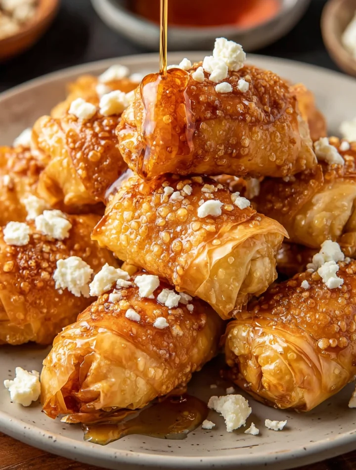 Crispy Hot Honey Feta Chicken