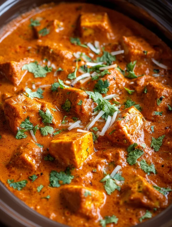 Crockpot Creamy Coconut Chicken Tikka Masala