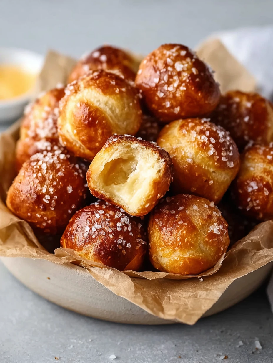 Homemade Soft Pretzel Bites