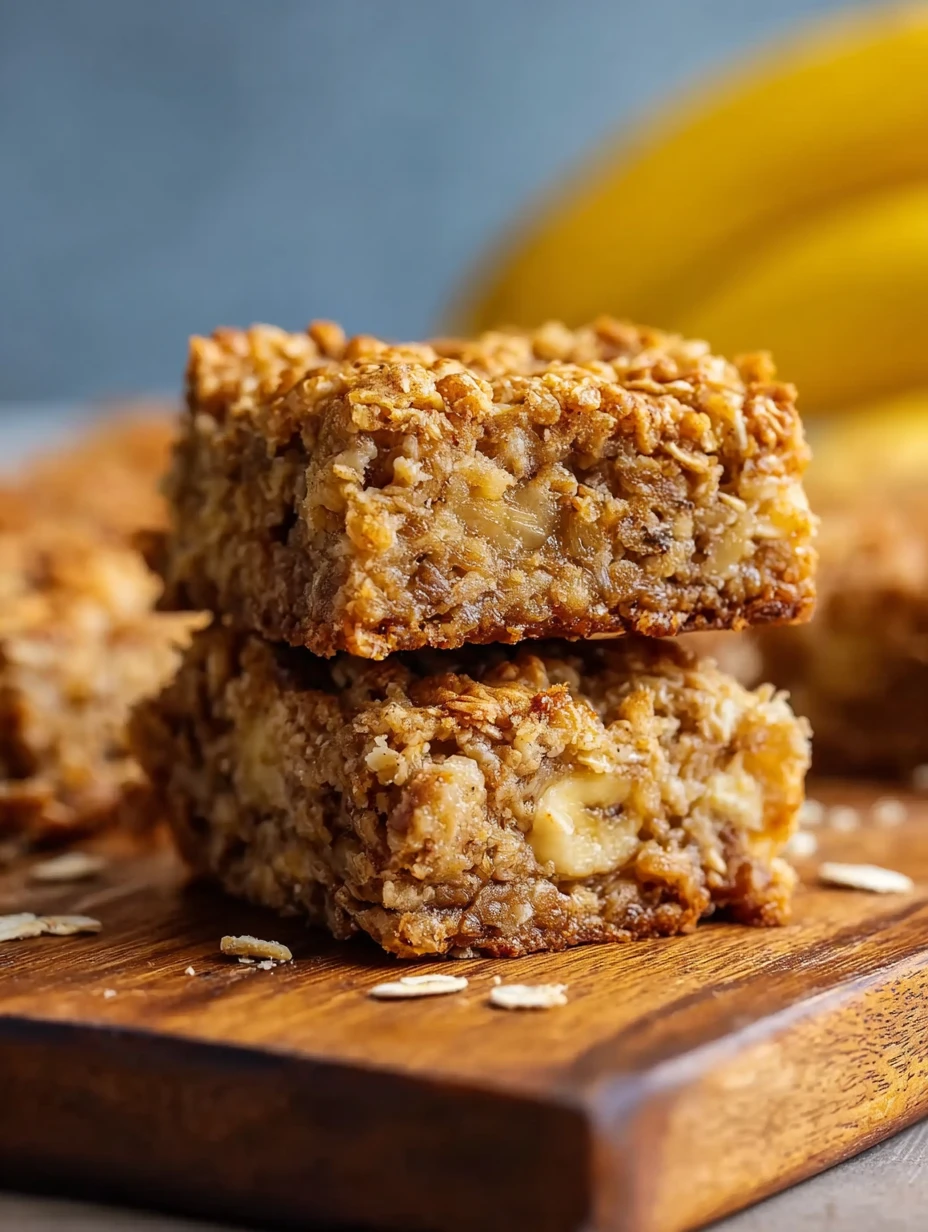 Irresistible Banana Oatmeal Bars Healthy Snacking