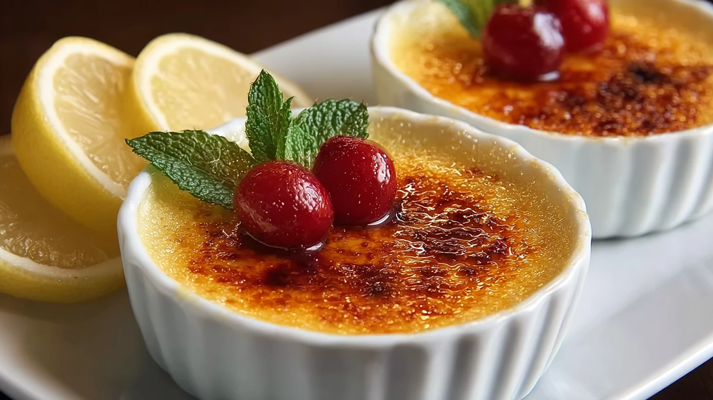 Lemon Posset Brûlée