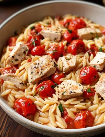 Creamy Tomato Orzo Chicken