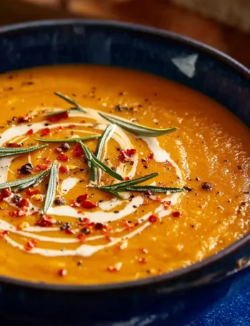 Smooth Creamy Roasted Vegetable Soup