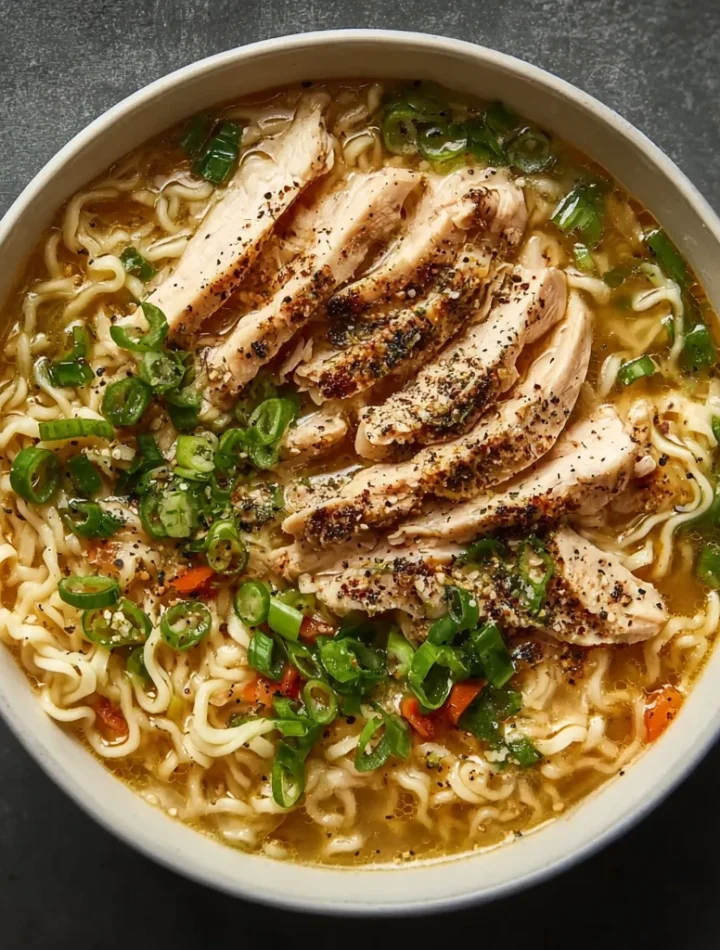 Aromatic Ginger Garlic Chicken Noodle Soup Comforting Bowl