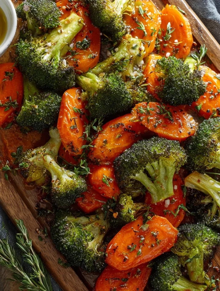Roasted Broccoli Carrots Secret Perfect Flavor