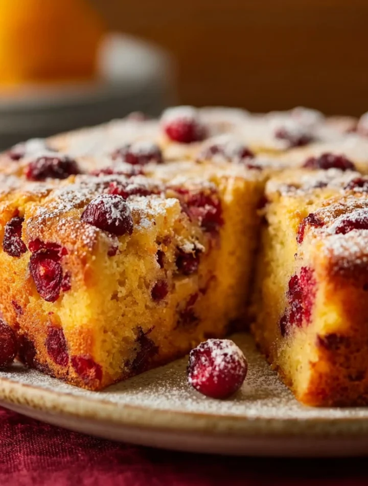 Cranberry Orange Breakfast Cake