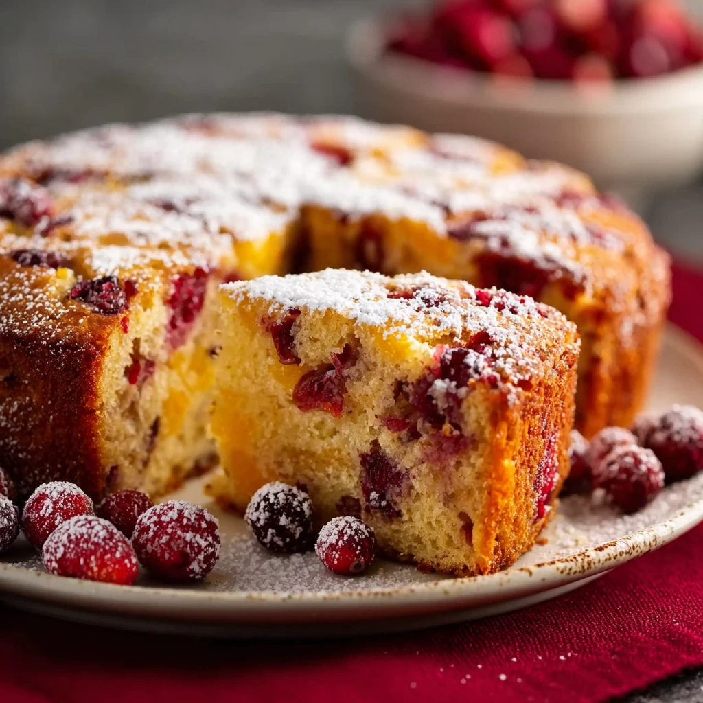 Cranberry Orange Breakfast Cake