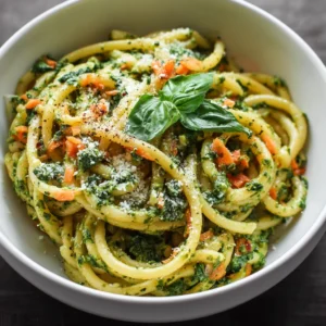 Creamy One Pot Pesto Pasta