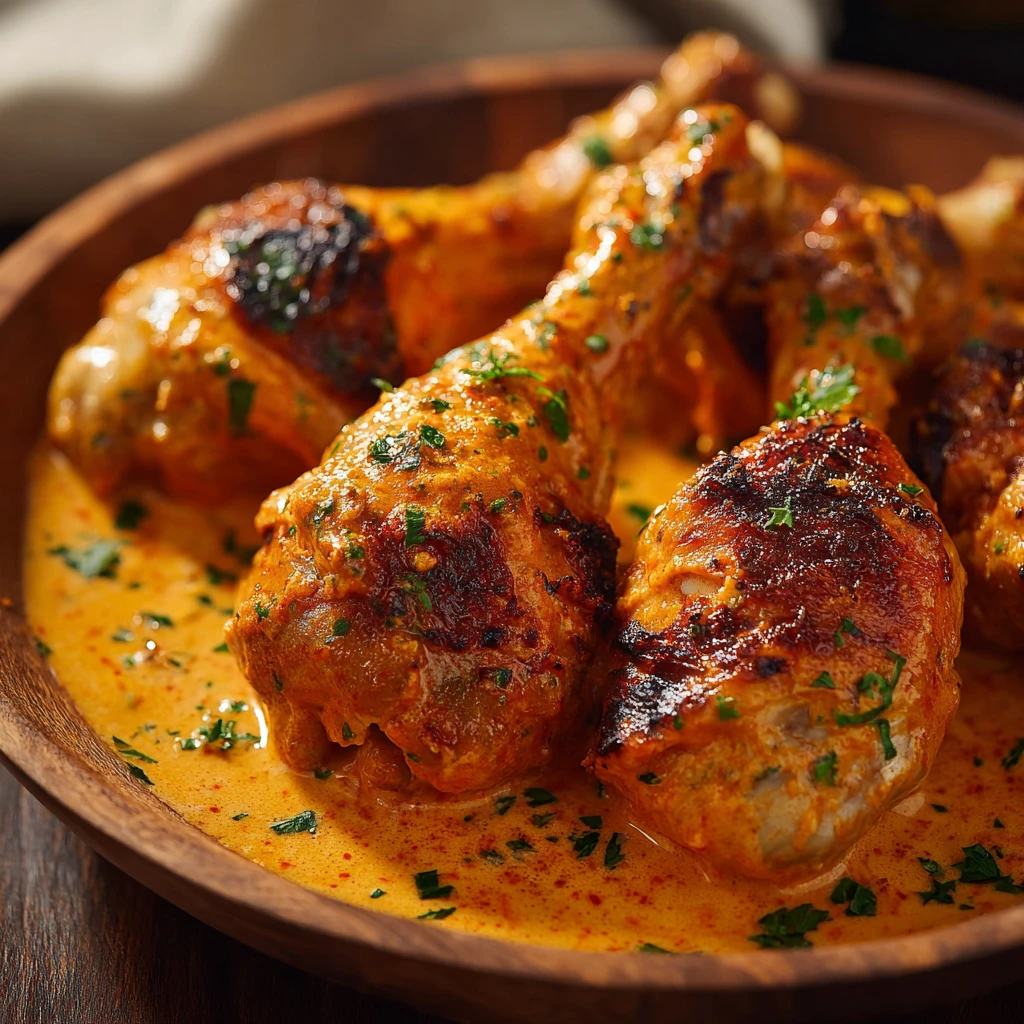 Creamy Paprika Chicken Drumsticks Rich Flavorful