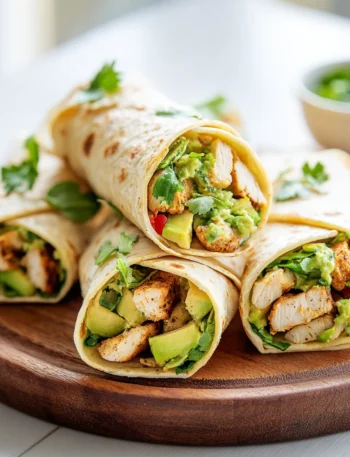 Chicken Avocado Ranch Burritos Weeknight Dinner