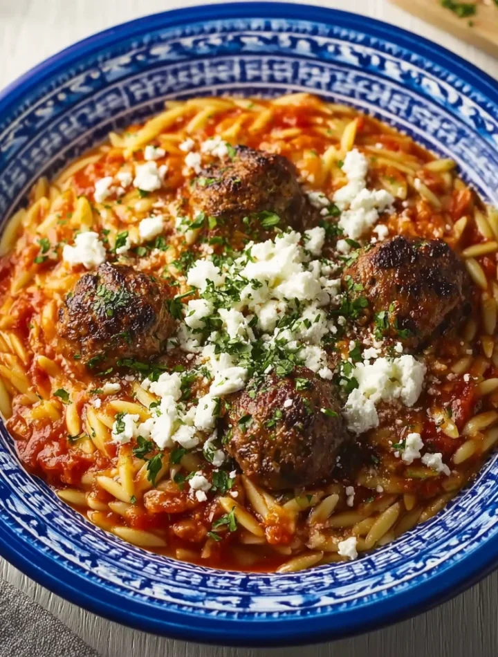 Greek Manestra Comforting Bowl Tradition Warmth