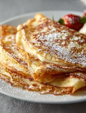 High Protein Cottage Cheese Crepes