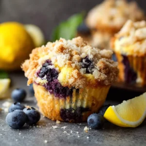 Lemon Blueberry Muffins