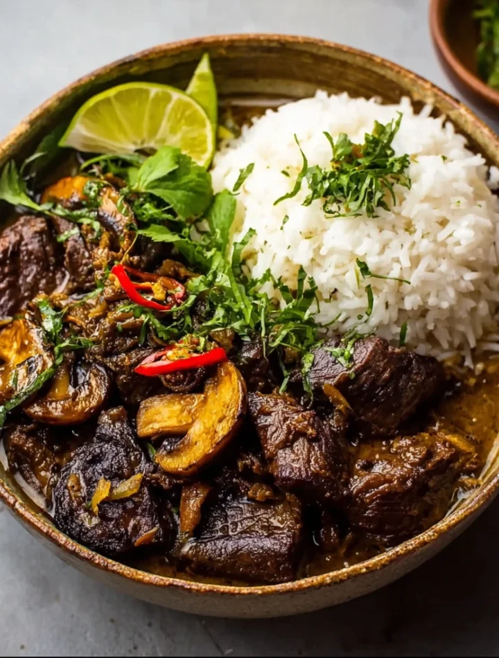Lemongrass Coconut Braised Beef Cozy Fragrant Comfort Dish