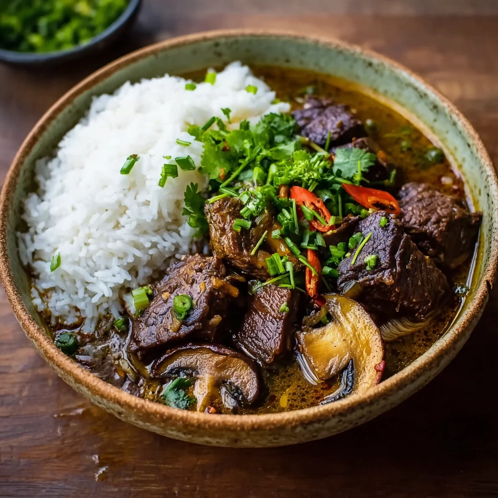 Lemongrass Coconut Braised Beef Cozy Fragrant Comfort Dish