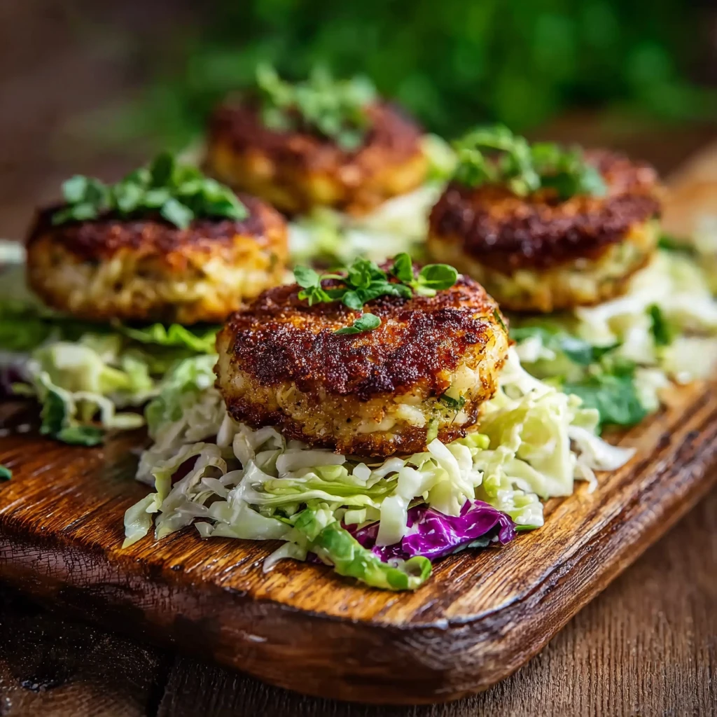 Oven Baked Cabbage Burgers
