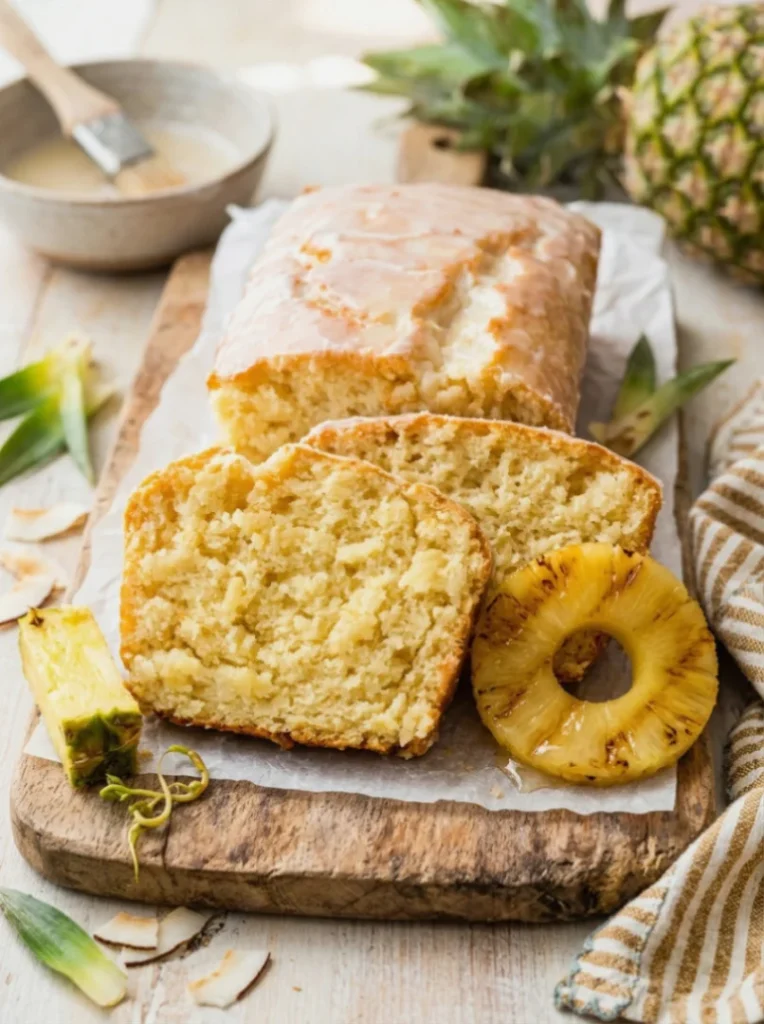 Glazed Pineapple Bread