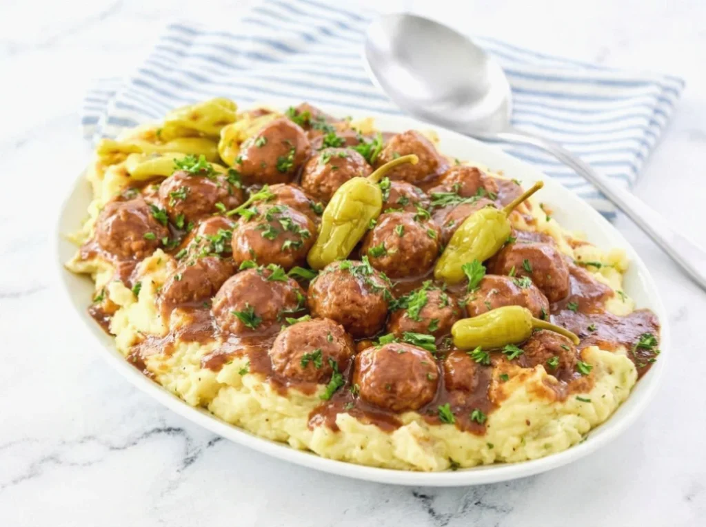 Mississippi meatballs slow cooker
