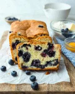 5 Ingredient Blueberry Bread
