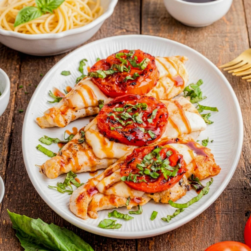Grilled Chicken Caprese